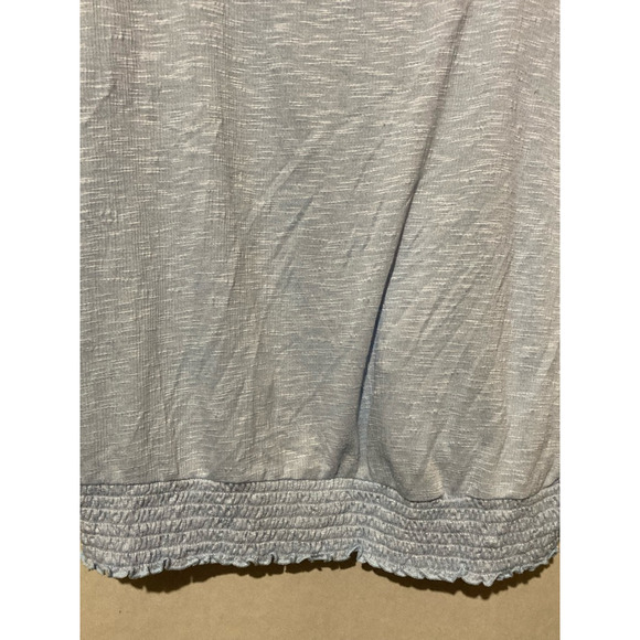 Apt. 9 Womens T-Shirt Blue Heathered Long Sleeve Square Neck Stretch Plus XXL - Picture 4 of 7